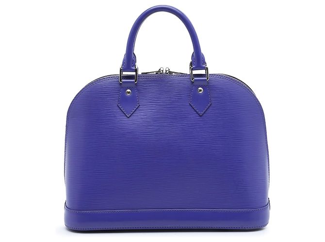 mala Louis Vuitton Epi Alma PM Roxa Roxo