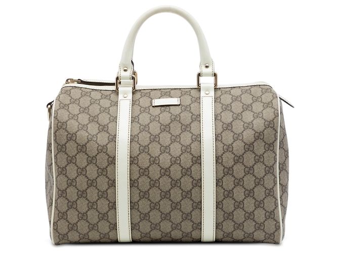 Borsa Boston Gucci Joy Medium GG Supreme Beige