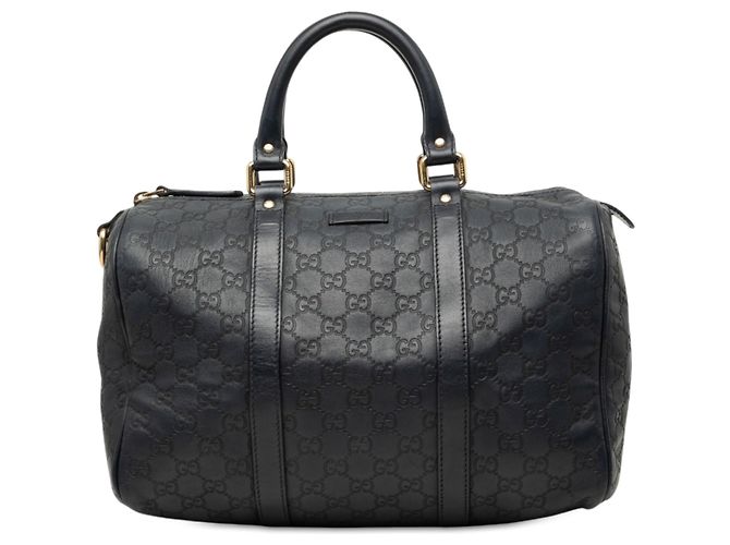 Borsa Boston Gucci Joy Medium Guccissima Blu