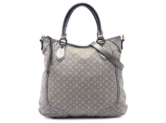 Bolsa Louis Vuitton Monogram Mini Lin Angele Satchel Cinza