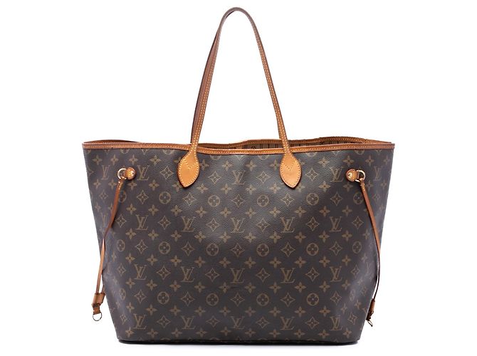 Borsa Tote Louis Vuitton Monogram Neverfull GM Marrone