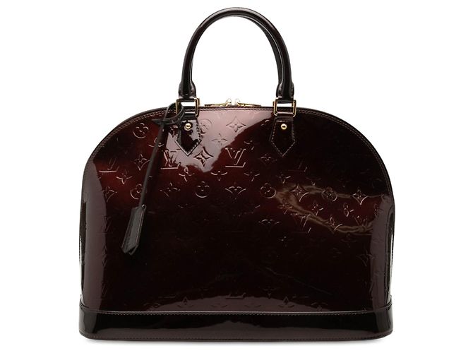 Louis Vuitton Monogram Vernis Alma GM Handtasche Lila