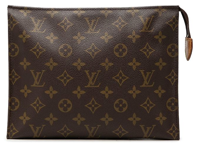 Beauty case 26 Louis Vuitton Monogram marrone, borsa a mano