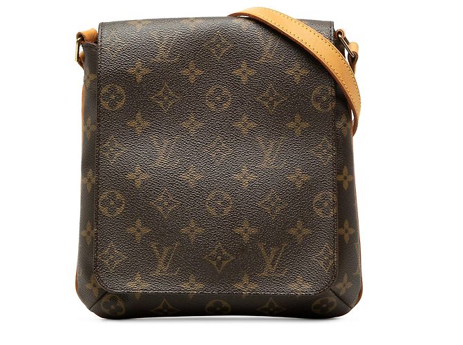 Borsa a tracolla Louis Vuitton Monogram Musette Salsa PM Marrone con tracolla lunga