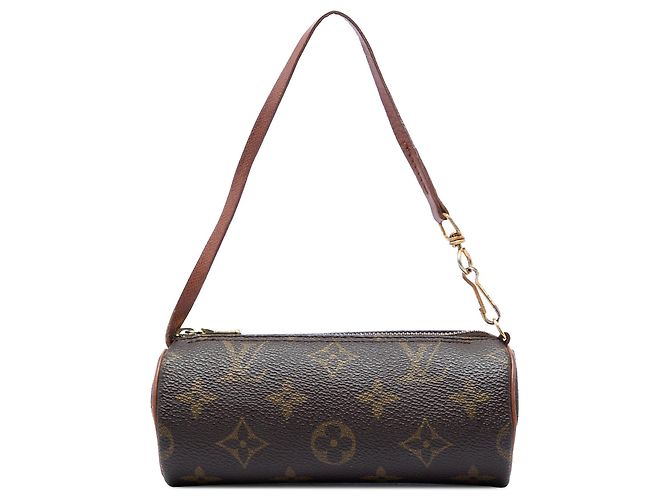 Louis Vuitton Monogram Papillon Pochette Handtasche Braun