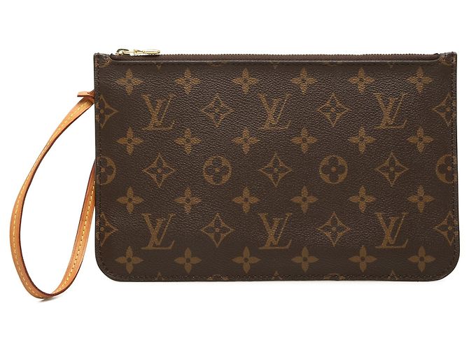 Louis Vuitton Monogram Neverfull MM Pouch Braun