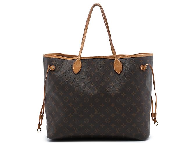 Borsa Tote Louis Vuitton Monogram Neverfull GM Marrone
