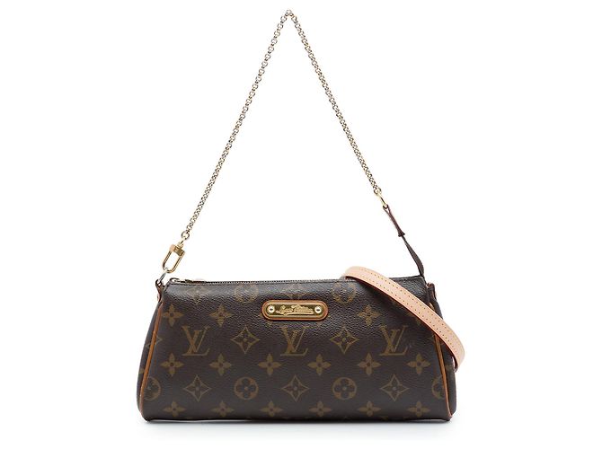 Borsa Satchel Eva Monogram Louis Vuitton Marrone