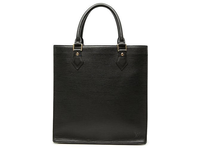 Sac Cabas Louis Vuitton Epi Sac Plat PM Noir