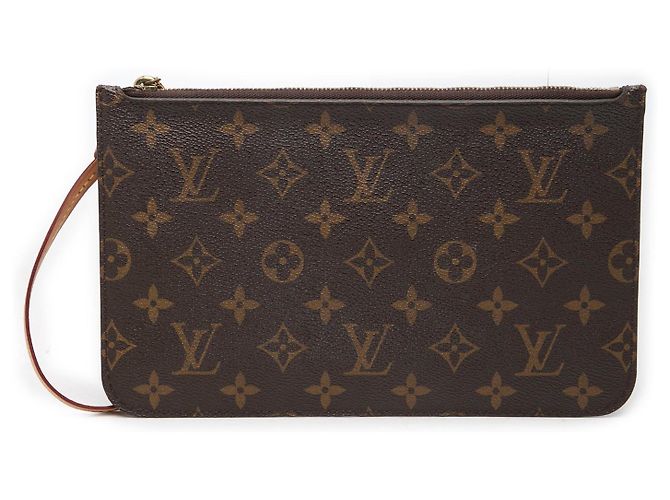 Bolsa Louis Vuitton Monogram Neverfull MM Castanha Marrom