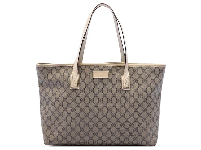 Sac cabas Gucci Medium GG Supreme Beige