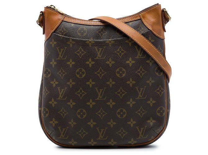 Bolso Bandolera Louis Vuitton Monogram Odeon PM Marrón Castaño