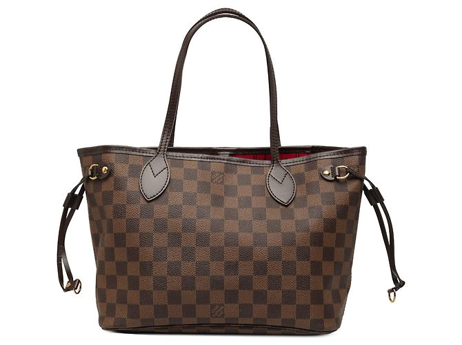 Borsa Tote Louis Vuitton Neverfull PM Damier Ebene Marrone