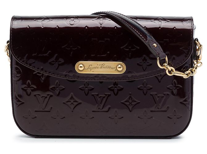 Bolsa de Ombro Louis Vuitton Monogram Vernis Rodeo Drive Roxa Roxo