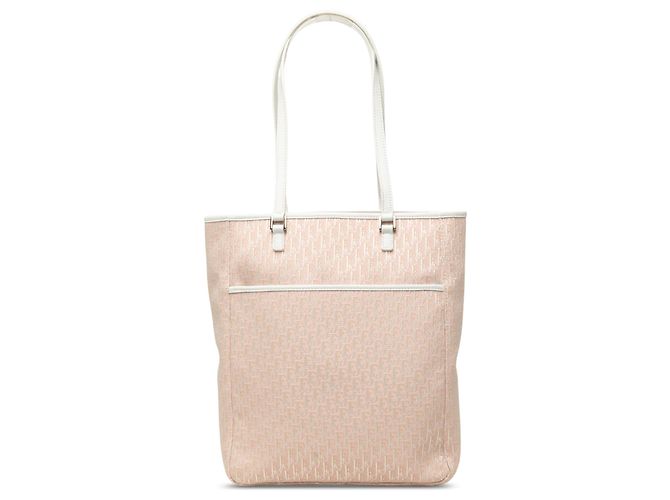 Bolso Tote Diorissimo Trotter Canvas rosa Dior