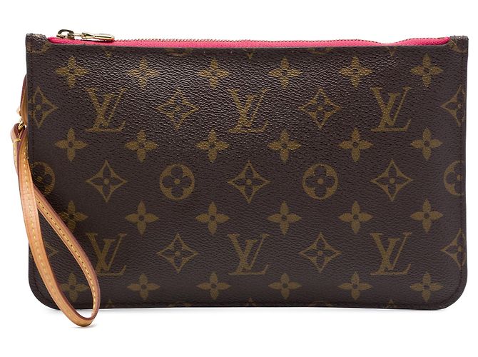 Louis Vuitton Monogram Neverfull MM Pouch Braun