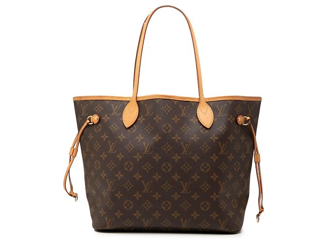 Sac cabas Louis Vuitton Monogram Neverfull MM Marron
