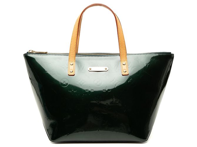 Bolsa Louis Vuitton Monogram Vernis Bellevue PM Verde