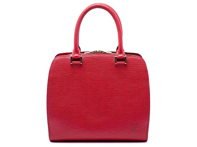 Louis Vuitton Epi Pont Neuf Handtasche rot