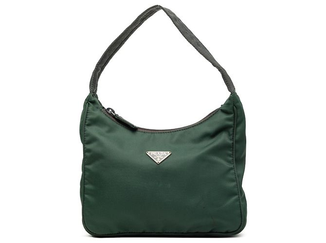 Borsa a tracolla Prada Mini Tessuto Re Edition 2000 Verde