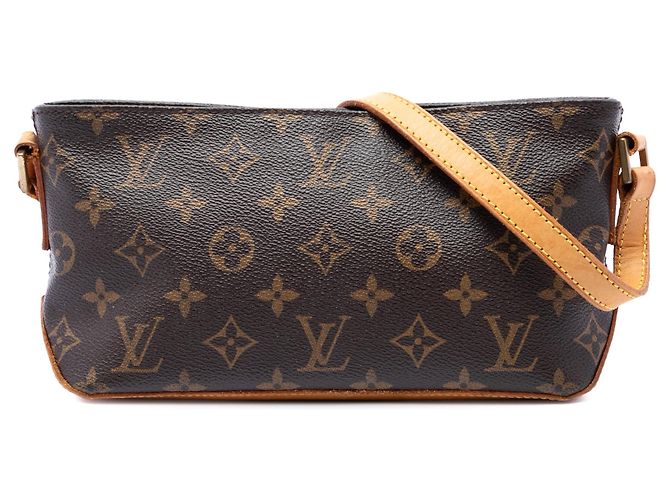 Borsa a tracolla Louis Vuitton Monogram Trotteur Marrone