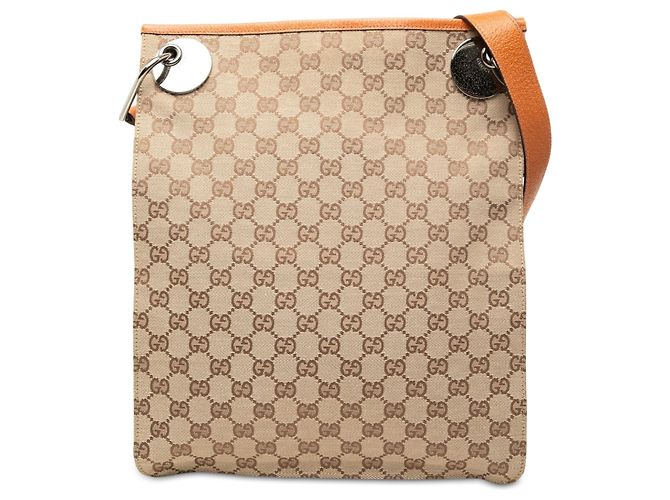 Bolso bandolera Gucci GG Canvas Eclipse beige