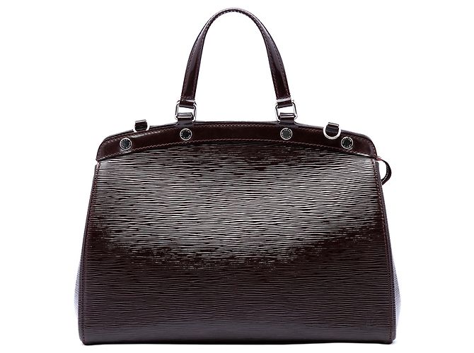 Bolsa Satchel Louis Vuitton Electric Epi Brea MM Roxa