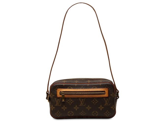 Borsa a tracolla Louis Vuitton Monogram Pochette Cite Marrone