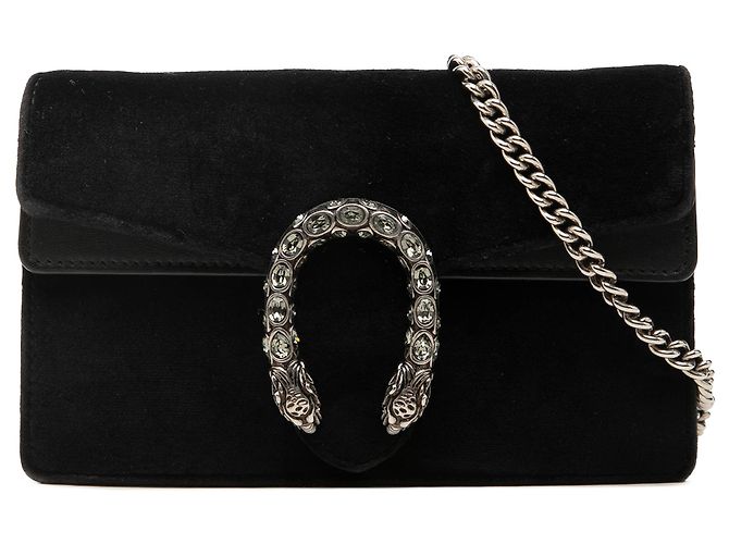 Borsa a tracolla Mini Dionysus in velluto nero Gucci
