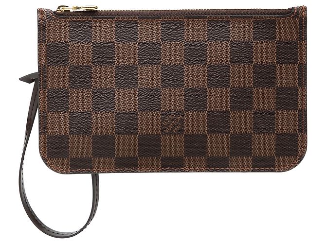 Louis Vuitton Damier Ebene Neverfull PM Täschchen Braun