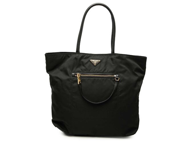 Tote Sac cabas Prada Tessuto noir