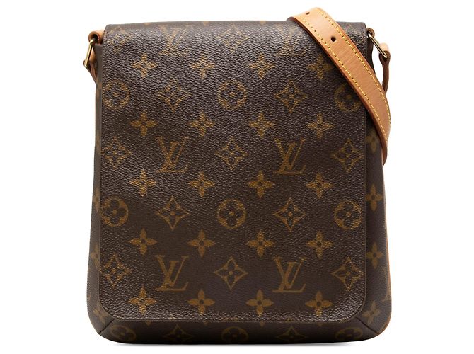 Borsa a tracolla Louis Vuitton Monogram Musette Salsa PM marrone con tracolla corta
