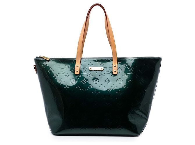 Bolsa Louis Vuitton Monogram Vernis Bellevue GM Verde