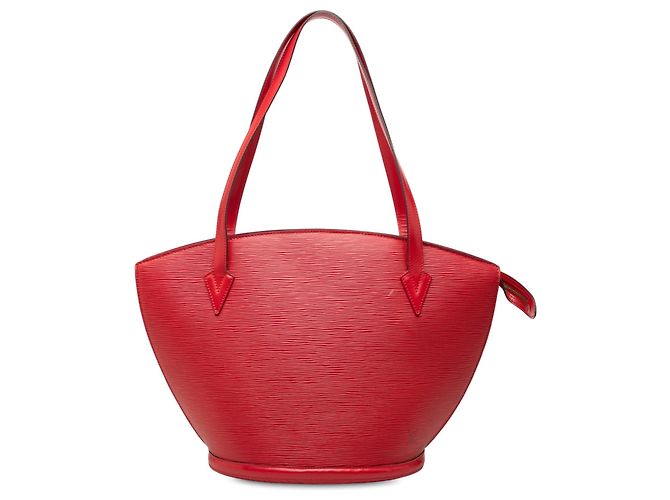 Borsa a tracolla Louis Vuitton Epi Saint Jacques GM rossa con tracolla lunga Rosso