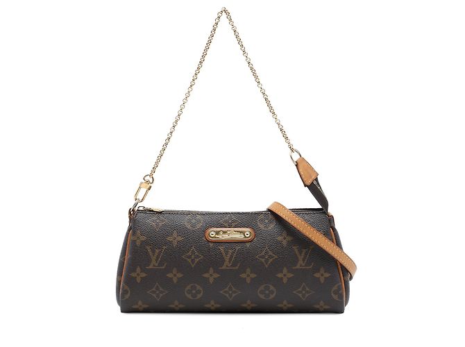 Bolsa Satchel Louis Vuitton Monogram Eva Castanha Marrom