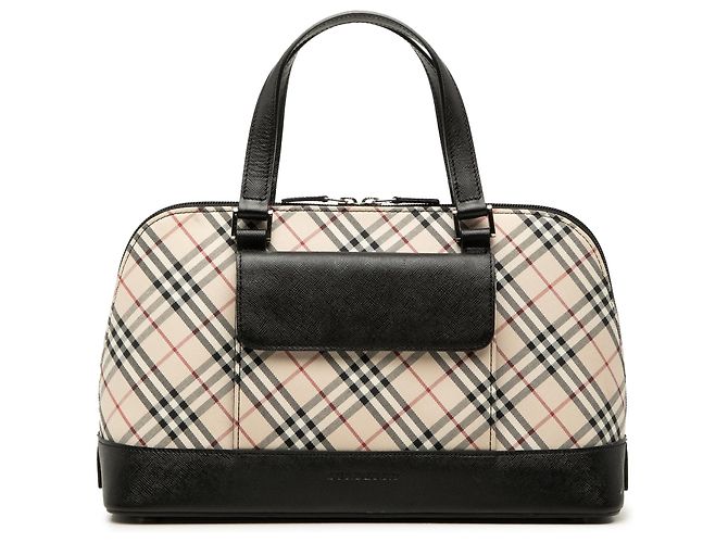 Bolsa Burberry Nova Check Canvas Bege