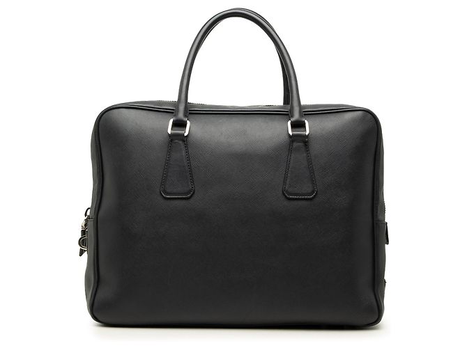 Sac à main business Prada Saffiano noir