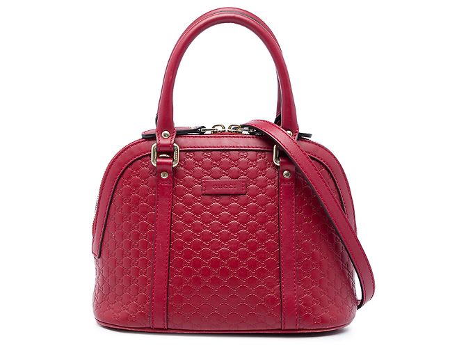 Bolso Dome Mini Microguccissima Gucci rojo Roja