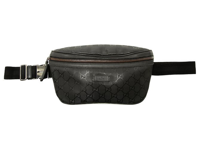 Bolso cinturón Gucci GG Estampado Negro