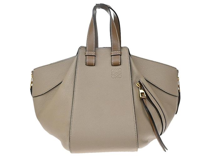 Loewe Hammock Leather Small Bege
