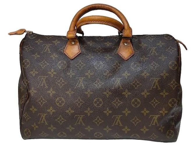 Louis Vuitton Speedy 35 Monogram Marron Monogramme