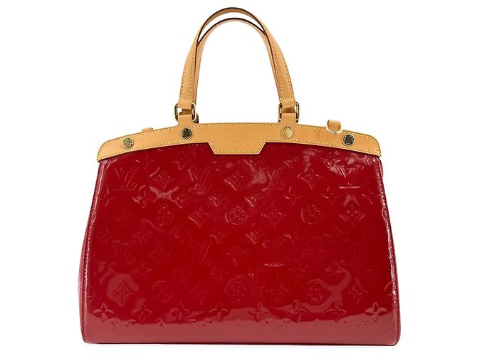 Louis Vuitton Sherwood Monogram Vernis PM Beige