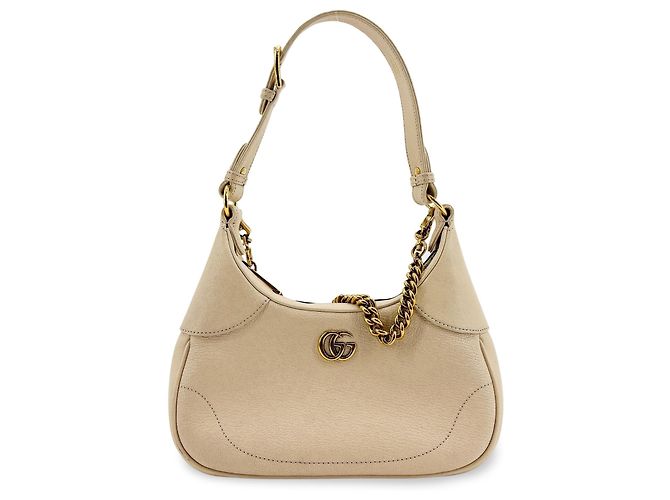 Gucci Aphrodite Leather Small Bege