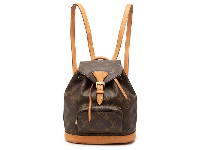 Brown Louis Vuitton Monogram Mini Montsouris Backpack