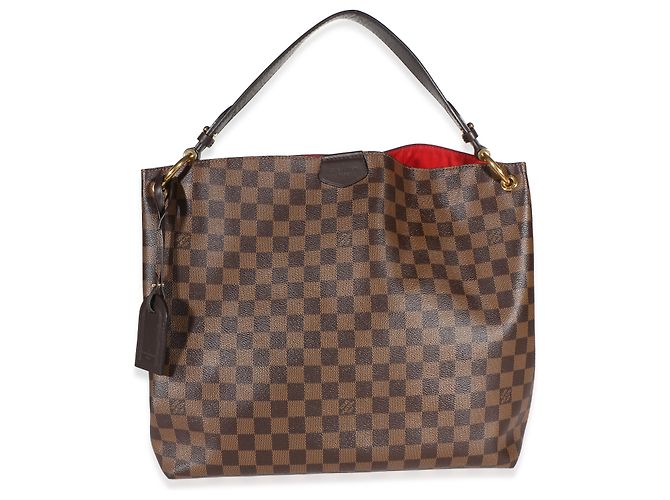 Louis Vuitton Damier Ebene Canvas Graceful MM Marrom