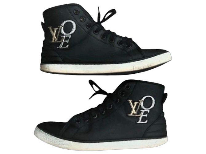 Louis Vuitton "Love" Stellar Baskets Montantes Noir