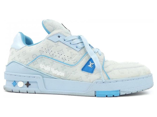 Baskets Louis Vuitton LV Trainer Line Bleu