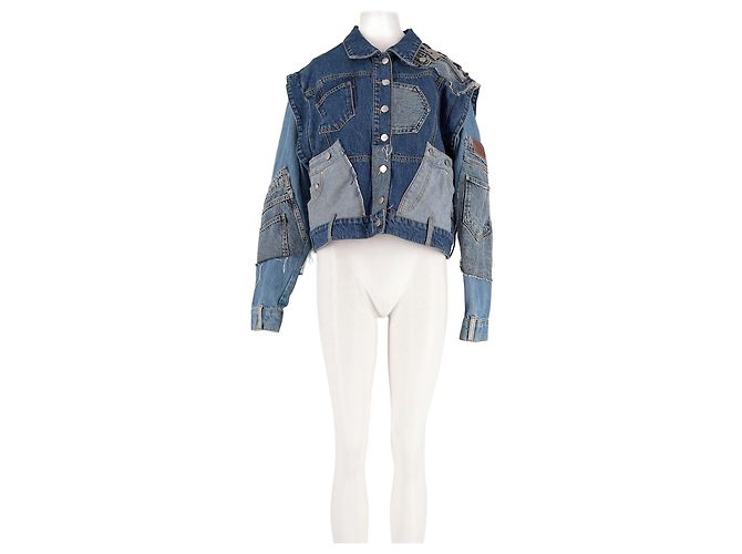 Autre Marque Giacca in cotone blu LOL