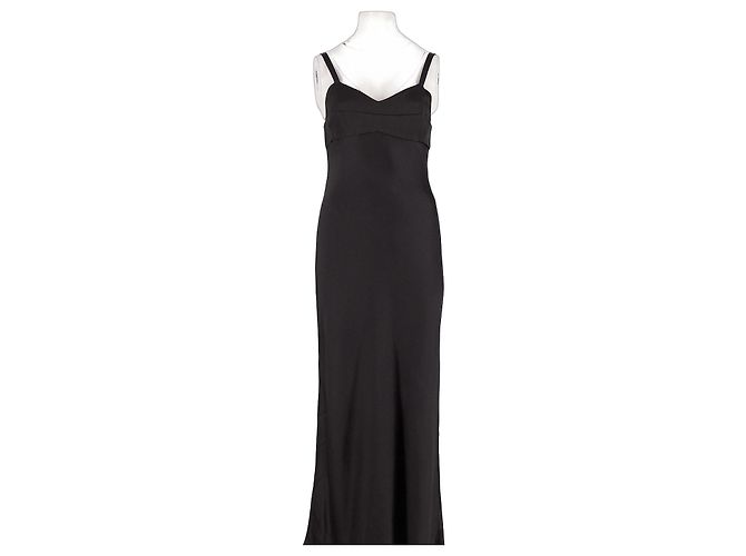 Khaite Maxikleid aus Viscose Schwarz