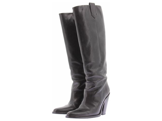 Free Lance Black Leather Boots Size 39